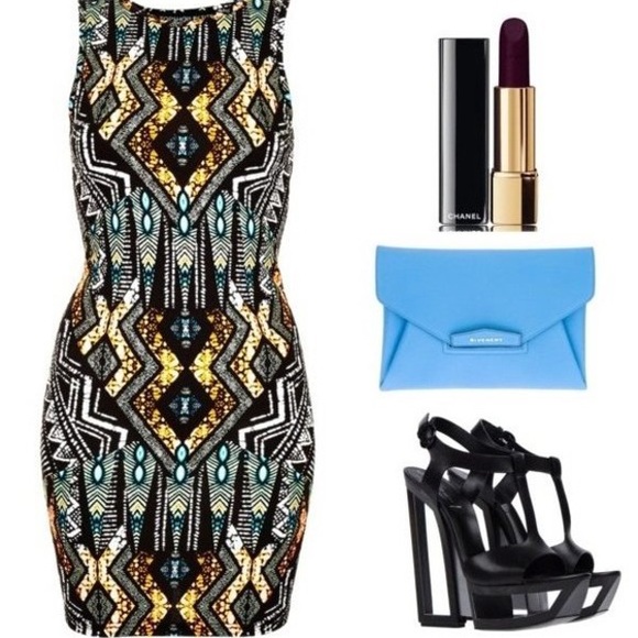 Topshop Dresses & Skirts - Print Bodycon Dress